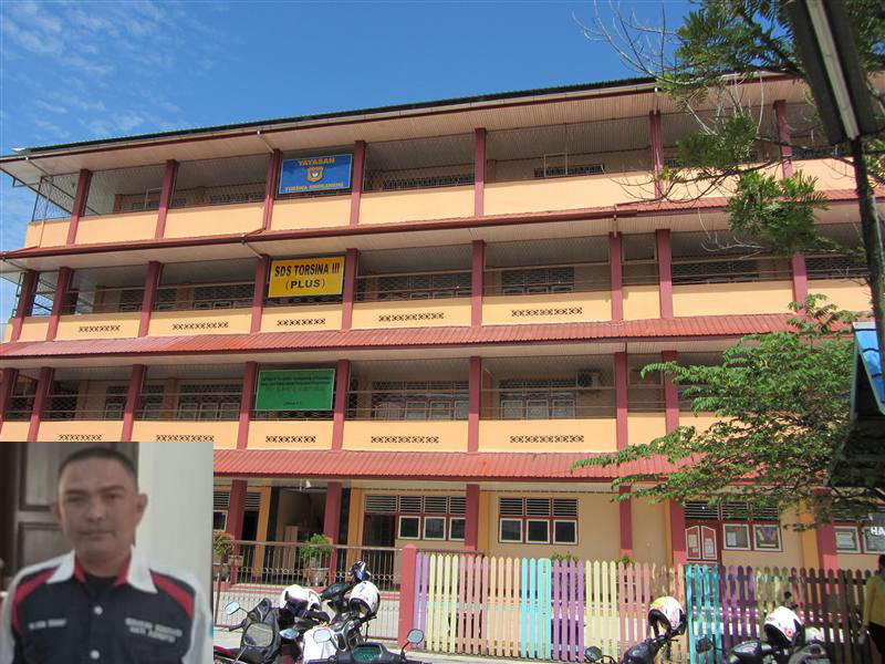 Sekolah swasta Torsina Singkawang dan ketua LSM G2 Deni Isnaeni.