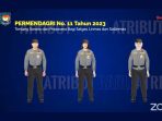 seragam baru satlinmas 2023