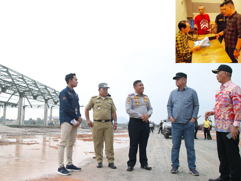 konferensi pers LSM Fatwa Langit pada Rabu (22/11/2023) dan peninjauan progres bandara Singkawang oleh Pj Gubernur Kalbar Harisson didamping Pj Walikota Singkawang Sumastro pada Selasa (17/10/2023).