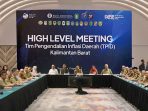Rapat high level meeting tim pengendalian inflasi daerah (TPID) Provinsi Kalimantan Barat.