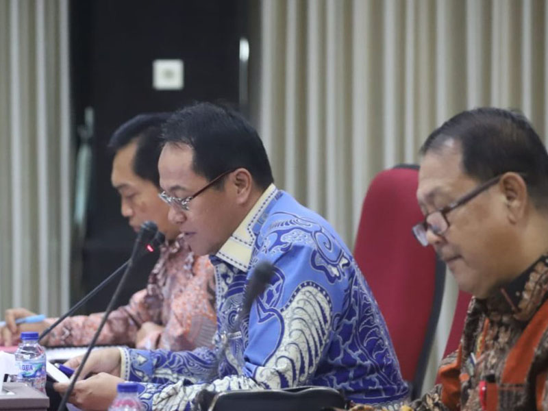Pj Bupati Lampung Barat lakukan evaluasi di kemendagri jakarta