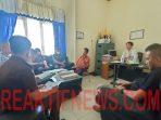 Tim Satgas Mafia Tanah Kejari Singkawang menyambangi kantor Kelurahan Pangmilang.